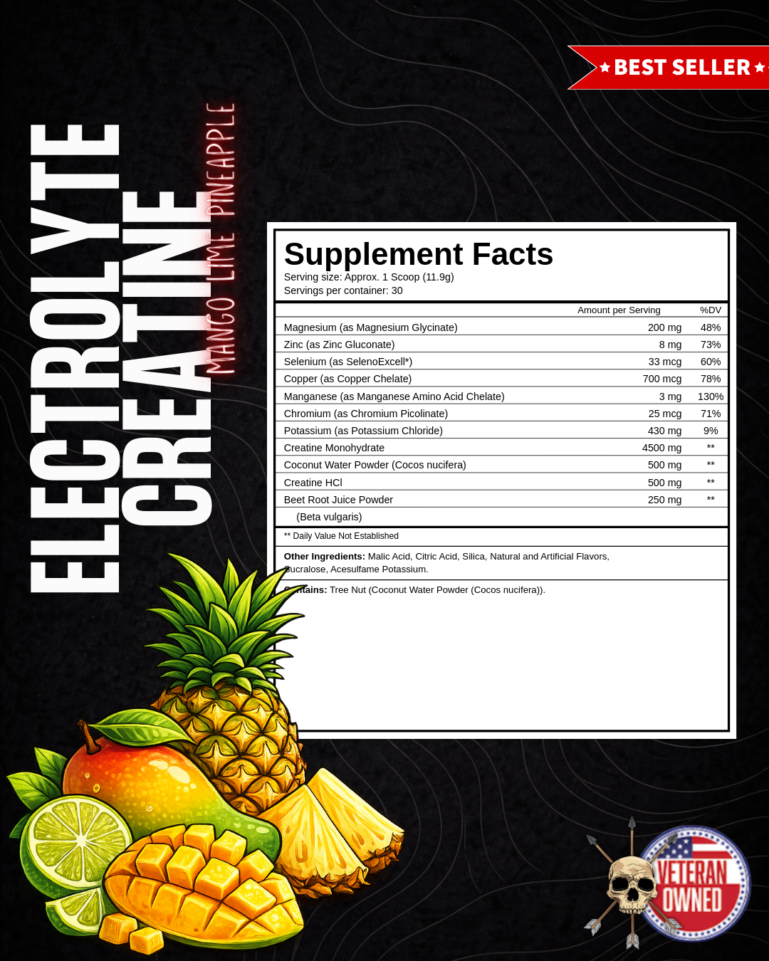 CREATINE & ELECTROLYTES by Alpha Country Training + Nutrition
