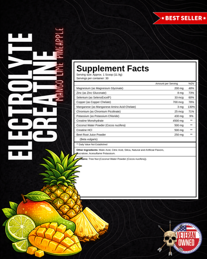 CREATINE & ELECTROLYTES by Alpha Country Training + Nutrition