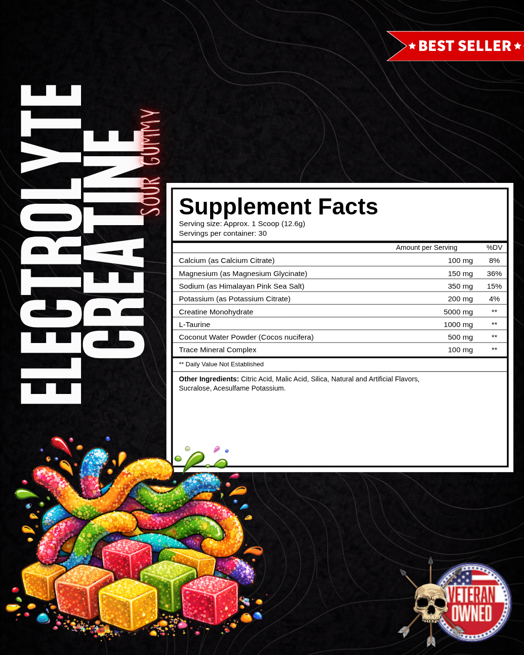 CREATINE & ELECTROLYTES by Alpha Country Training + Nutrition