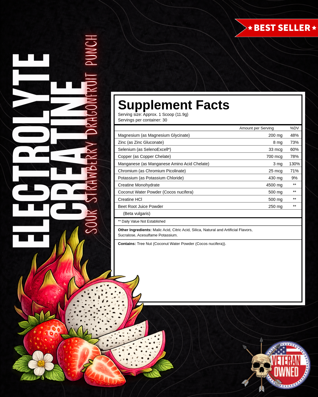 CREATINE & ELECTROLYTES by Alpha Country Training + Nutrition