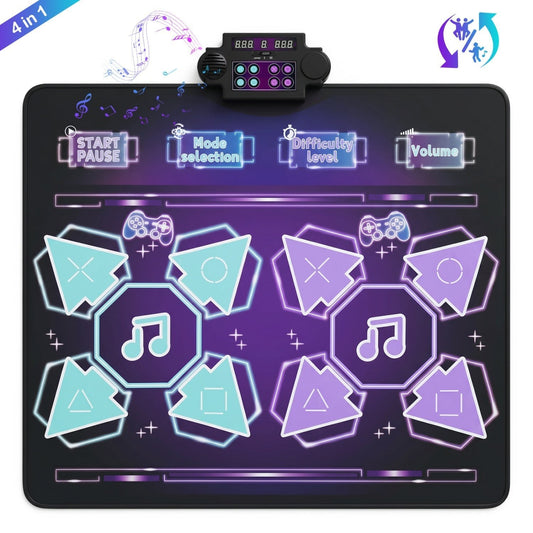 Electronic Kids Dance Mat with 8 Songs & LED LightsDance MatTorqelo.com