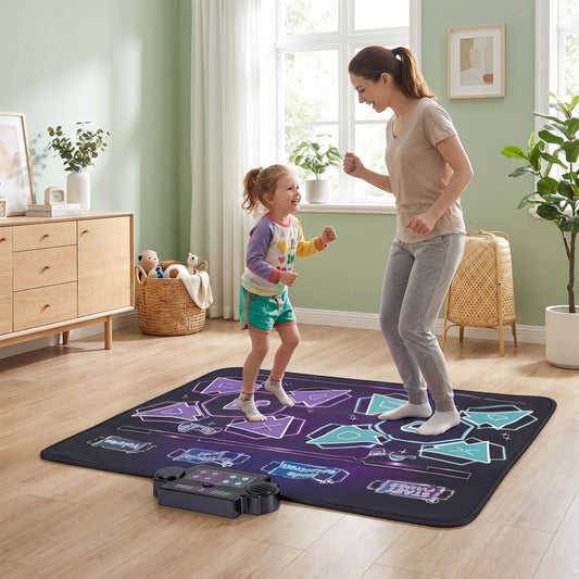 Electronic Kids Dance Mat with 8 Songs & LED LightsDance MatTorqelo.com