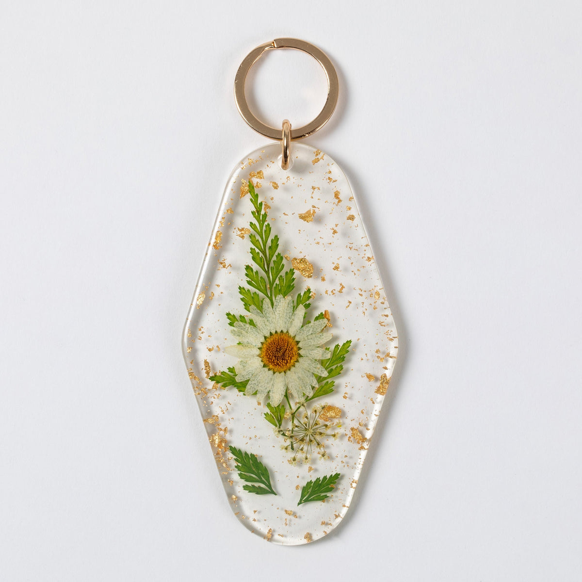 Elegant Real Flowers KeychainCar Decor & Travel AccessoriesTorqelo.com