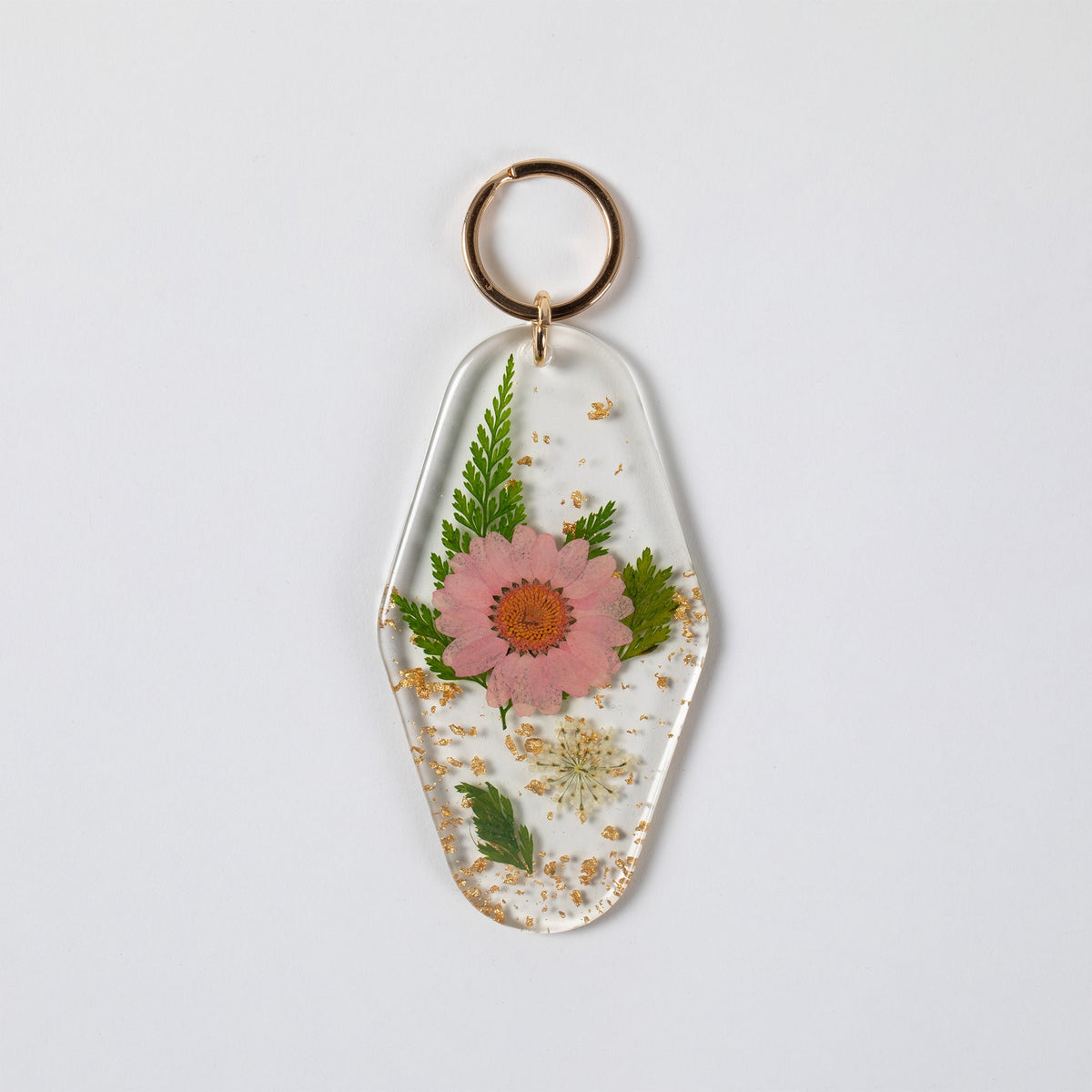 Elegant Real Flowers KeychainCar Decor & Travel AccessoriesTorqelo.com