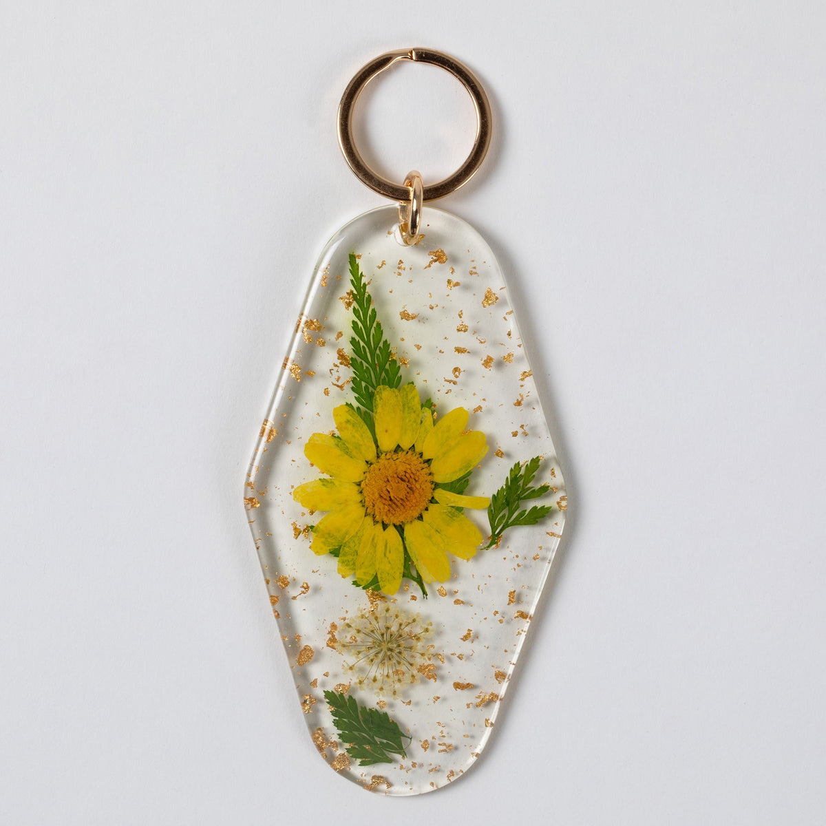 Elegant Real Flowers KeychainCar Decor & Travel AccessoriesTorqelo.com