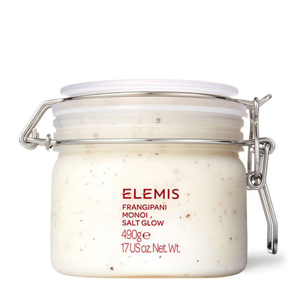Elemis Frangipani Monoi Salt Glow Smoothing Body Scrub 490g by Beauty Care Bag