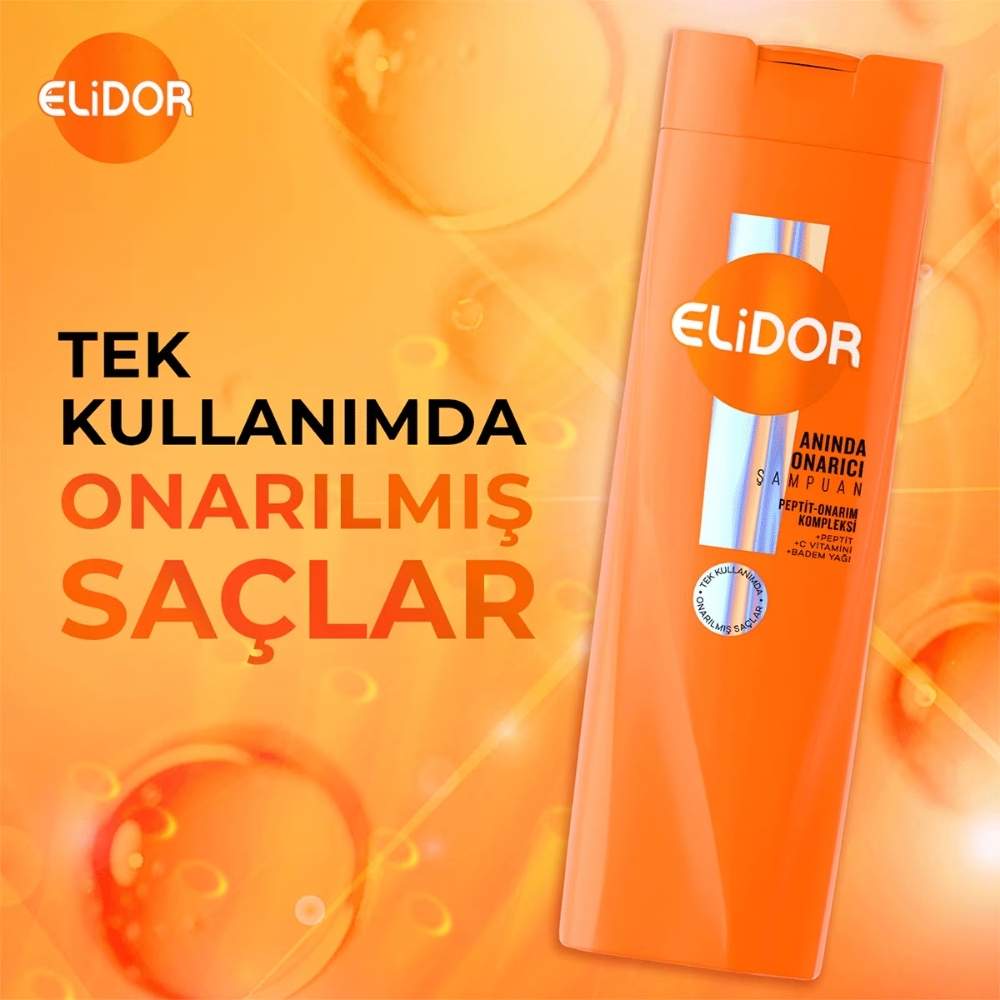 Elidor Instant Repair Shampoo for Damaged Hair 400ml by Beauty Care Bag