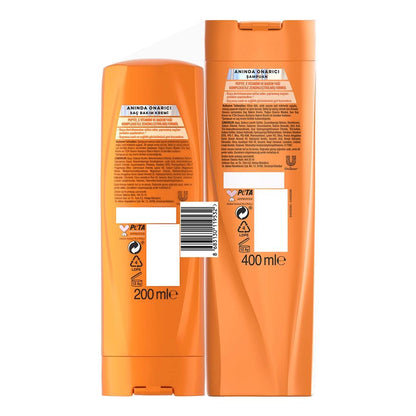 Elidor Instant Repair Shampoo 400ml & Serum Conditioner 200ml SetHair CareTorqelo.com