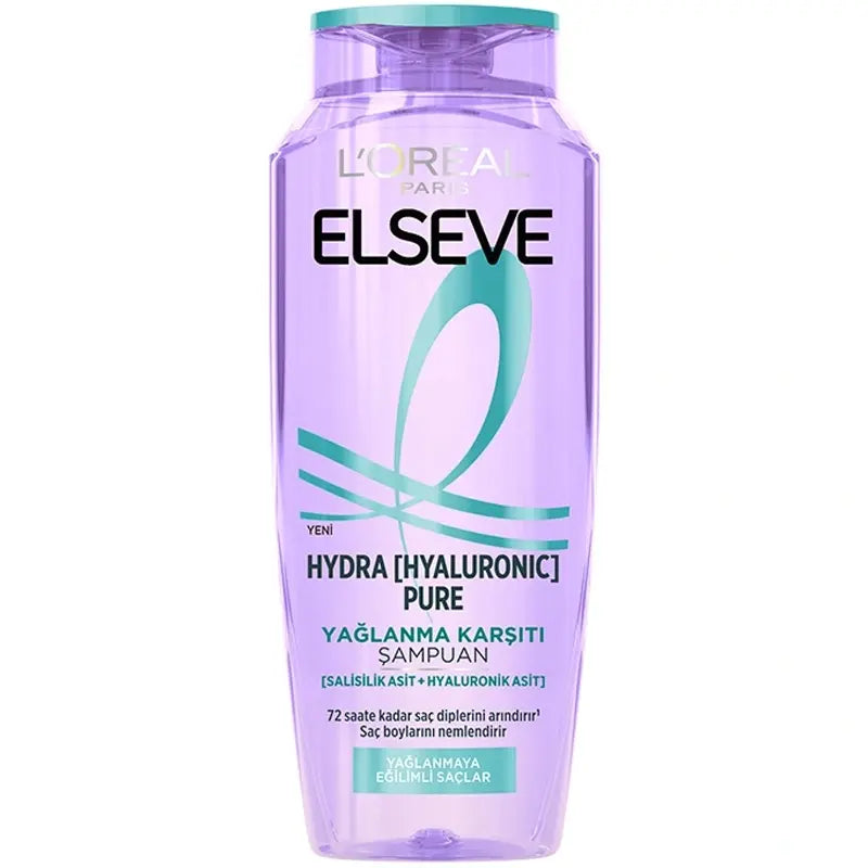 Elseve Hydra Hyaluronic Pure Purifying Shampoo 300ml by Beauty Care Bag