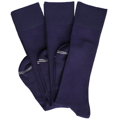 Elton 3-Pack - Navy Dress SocksBoardroom Dress SocksTorqelo.com