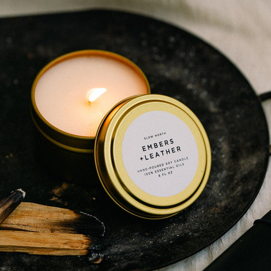 Embers + Leather - Vetiver + Cedar + Patchouli by Slow North