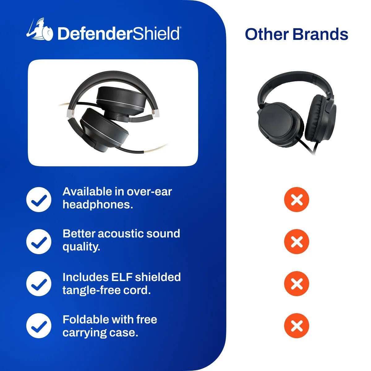 EMF Radiation-Free Air Tube Over-Ear Headphones with Built-In Mic and Full-Range Stereo SoundsimpleTorqelo.com