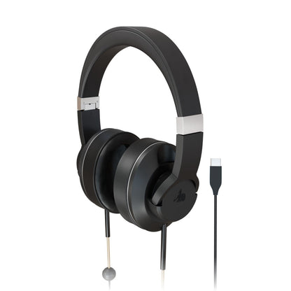 EMF Radiation-Free Air Tube Over-Ear Headphones with Built-In Mic and Full-Range Stereo SoundsimpleTorqelo.com