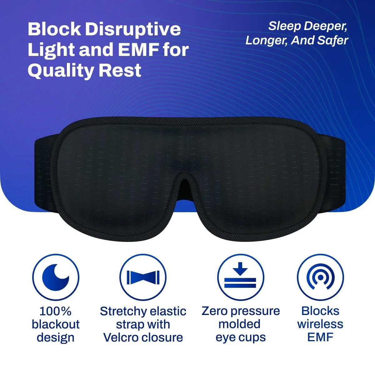 EMF Radiation Protection Sleep MasksimpleTorqelo.com