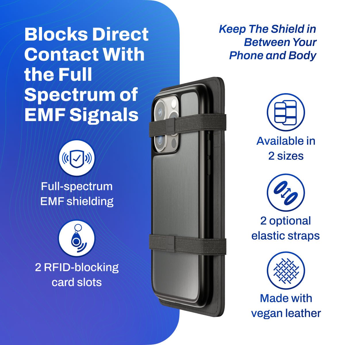EMF Radiation Protection Universal Phone ShieldTorqelo.com