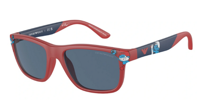 Emporio Armani 4002 5624/80 Red Acetate Sunglasses 48mm by Beauty Care Bag