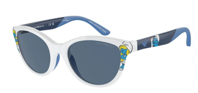 Emporio Armani 4003 5344/80 Patterned Square Sunglasses by Beauty Care Bag