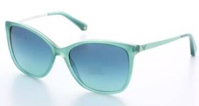 Emporio Armani 4025 5204/4S Green Gradient Sunglasses 56mm by Beauty Care Bag
