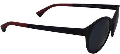 Emporio Armani 4045 5122/87 Navy Blue Square Sunglasses by Beauty Care Bag