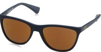 Emporio Armani 4053 5368/6H Matte Navy Mirror Sunglasses by Beauty Care Bag