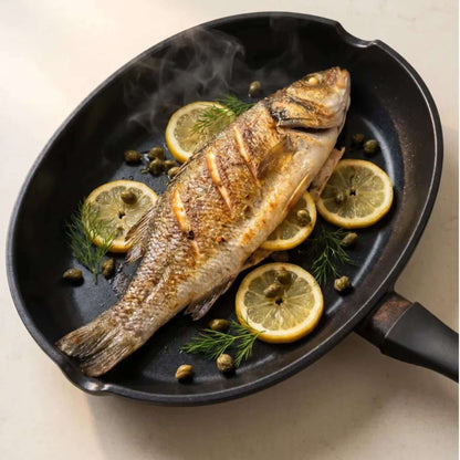 Ceramic Nonstick Whole Fish Pan by Alva Cookware