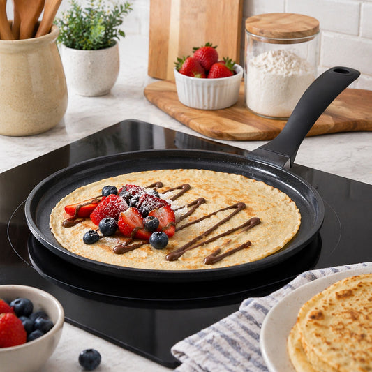 Ceramic Nonstick Crepe & Egg Pan, 11" by Alva Cookware