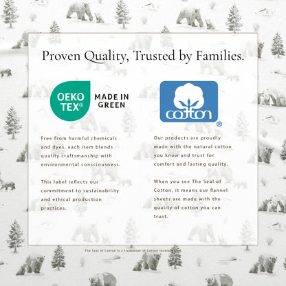 Turkish Cotton Flannel Sheet - Lakeview Collection by Great Bay Home