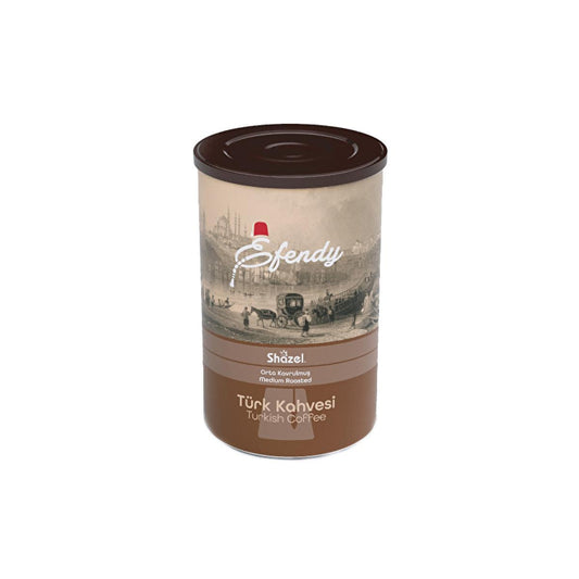 Shazel Efendy Traditional Turkish Coffee, Medium Roast Arabica Ground Coffee - 250g by Beauty Care Bag