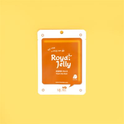 MjCare Royal Jelly Face Mask - Anti-aging Hydrating Disposable Sheet Mask with Hyaluronic Acid & Allantoin by Beauty Care Bag