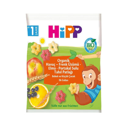 Hipp Organic Fruit Cereal Puffs with Apple & Orange 30g by Beauty Care Bag