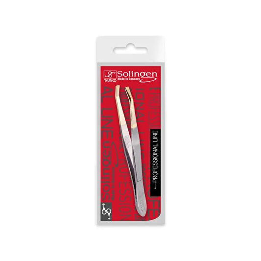 Solingen Precision Tweezers for Eyebrow Grooming and Hair Removal - High-Quality, Durable, and Precise Personal Grooming Tool by Beauty Care Bag