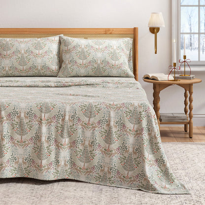 Turkish Cotton Flannel Sheet Set - Elevated Holiday Collection by Great Bay Home