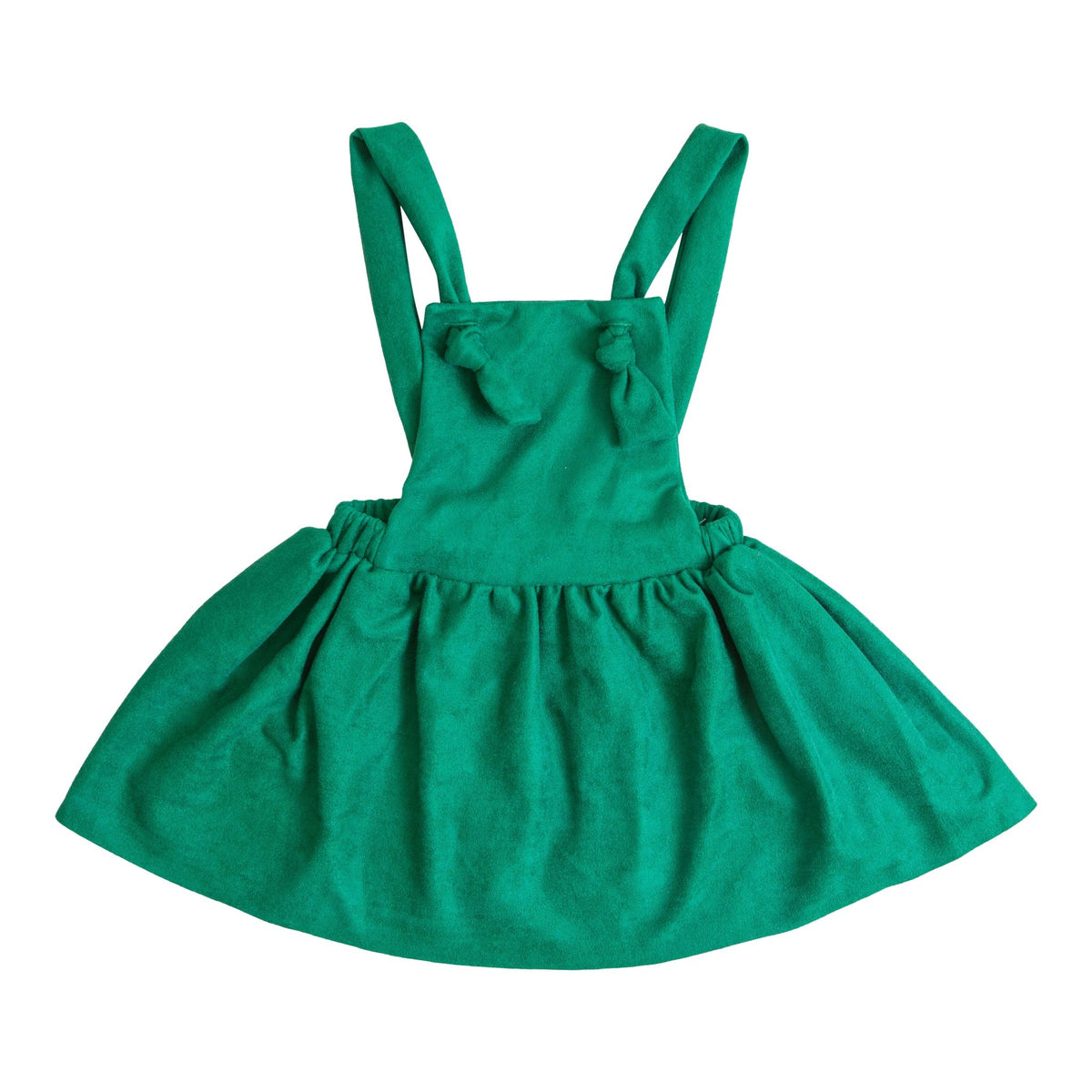 Evergreen Faux Suede PinaforePinaforeTorqelo.com