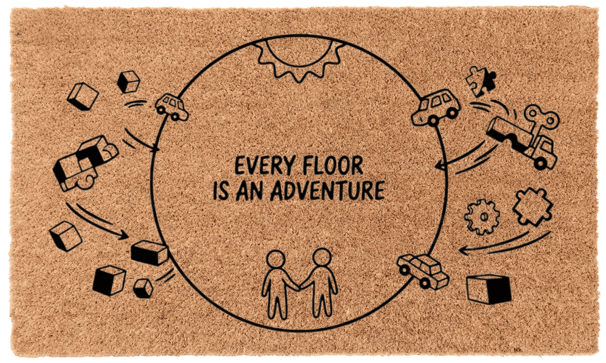 Every Floor is an Adventure Coir MatTorqelo.com