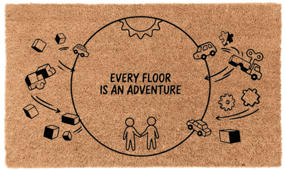 Every Floor is an Adventure Coir MatTorqelo.com