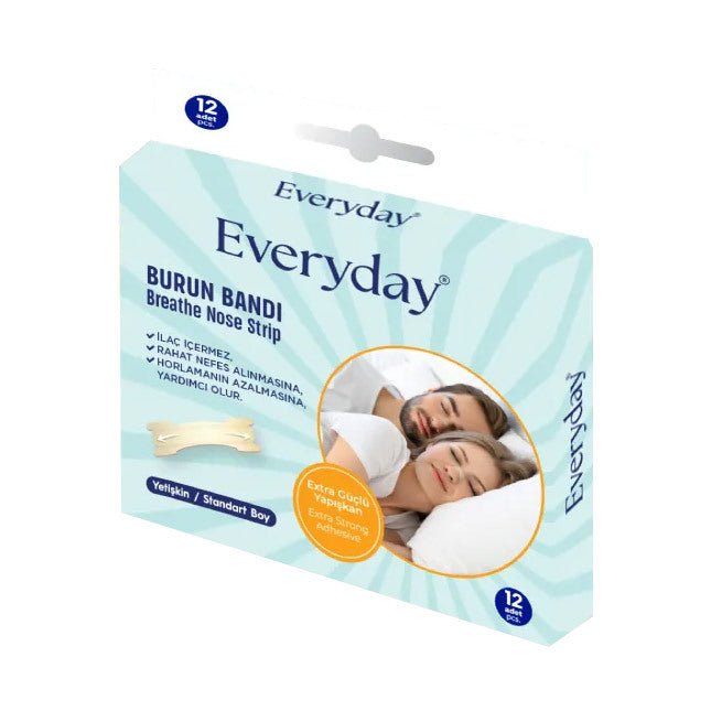 Everyday Nasal Strips for Easy Breathing 12 CountBody CareTorqelo.com