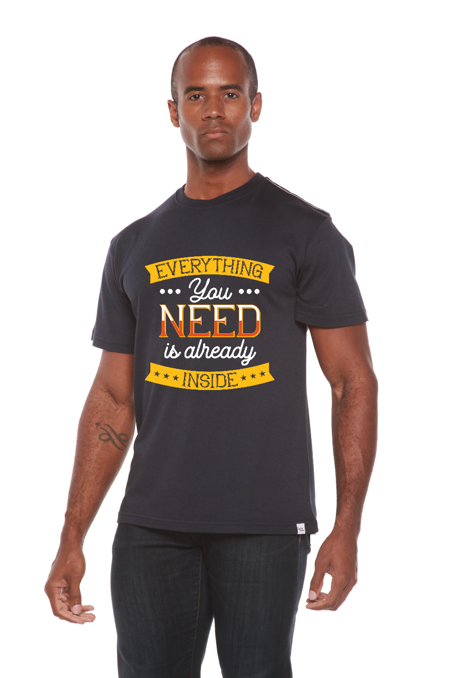 Everything You Need men's bamboo and organic cotton short sleeve graphic t-shirt