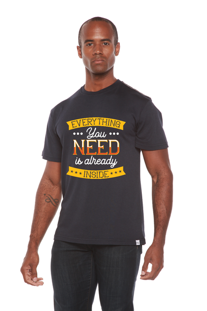 Everything You Need men's bamboo and organic cotton short sleeve graphic t-shirt