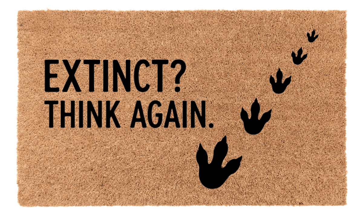 Extinct Think Again Coir MatTorqelo.com