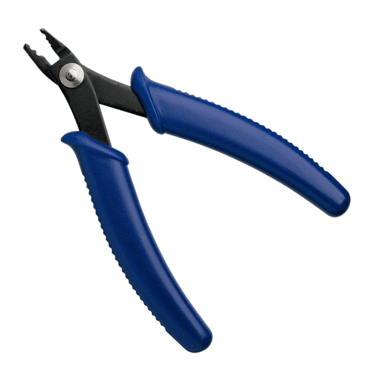Professional Crimp Tool for Jewelry Making - Darice Blue Handle Crimping Pliers by Continental Bead Suppliers
