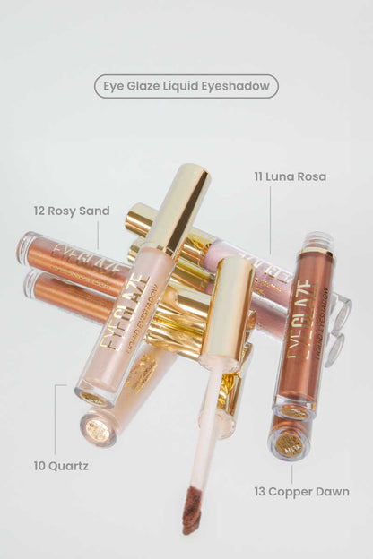 Golden Rose Eye Glaze Liquid Eyeshadow in 11 Luna Rosa 5.5ml by Beauty Care Bag