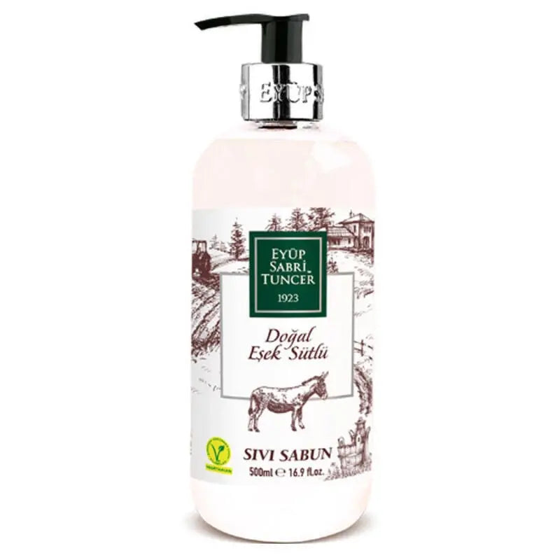 Eyup Sabri Tuncer Donkey Milk Liquid Soap for Soft Skin 500ml by Beauty Care Bag