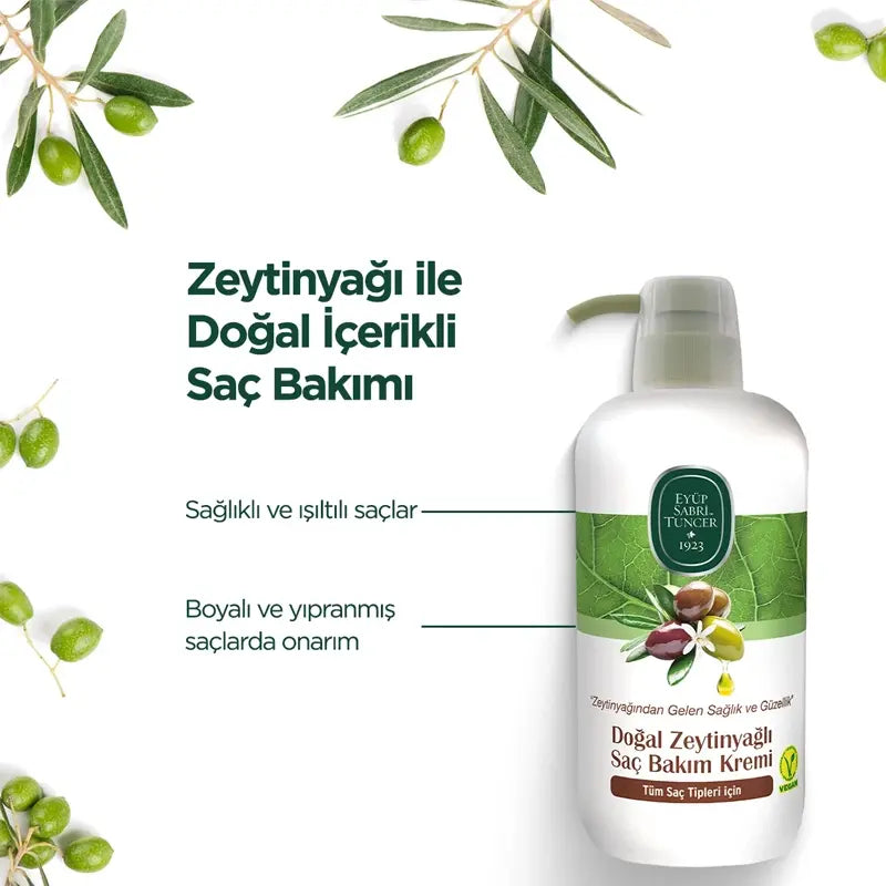 Eyup Sabri Tuncer Olive Oil Conditioner for Soft Hair 600ml by Beauty Care Bag