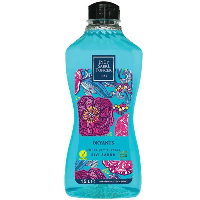 Eyup Sabri Tuncer Ocean Liquid Soap with Olive Oil 1.5L by Beauty Care Bag