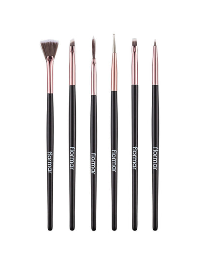 Flormar 6-Piece Nail Art Brush Set for Precision Designs by Beauty Care Bag