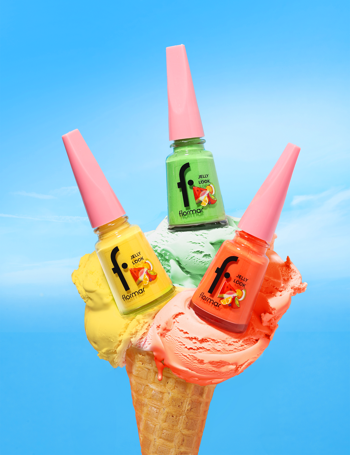 Flormar Juicy Fruits Jelly Look High-Shine Nail Polish by Beauty Care Bag