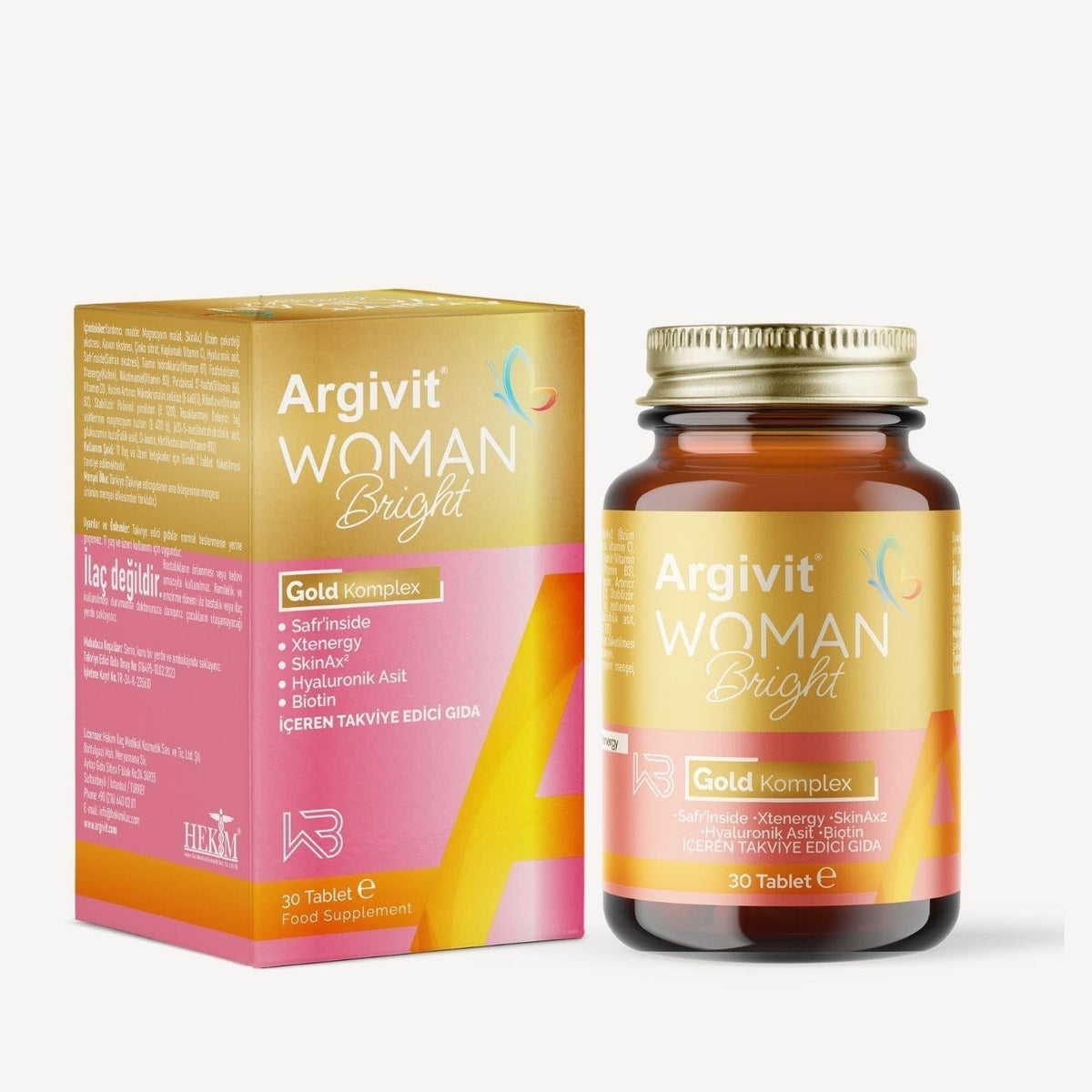 Argivit Women's - Women Bright 30 Tablet by Beauty Care Bag