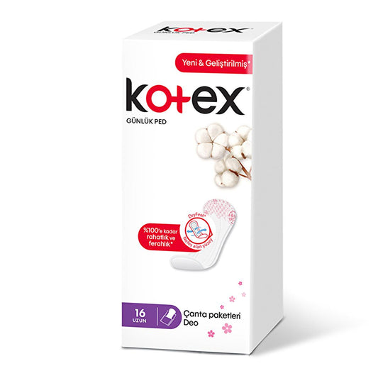 Kotex daily sanitary pads, 16 count