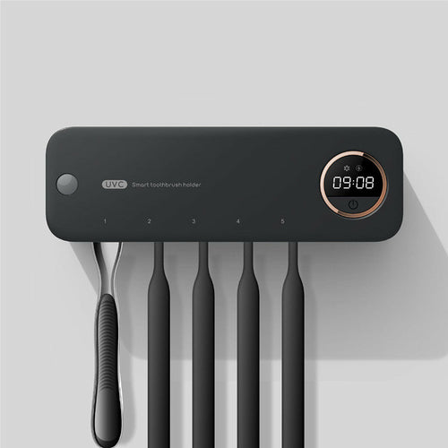 UV Toothbrush Holder Sterilizer Rechargeable Tooth Brush by Maroon Asteria