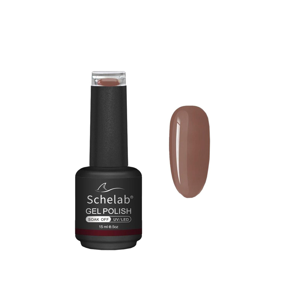 Schelab 3-Step Long-Lasting Gel Nail Polish 002 - 15ml, Salon Quality at Home by Beauty Care Bag